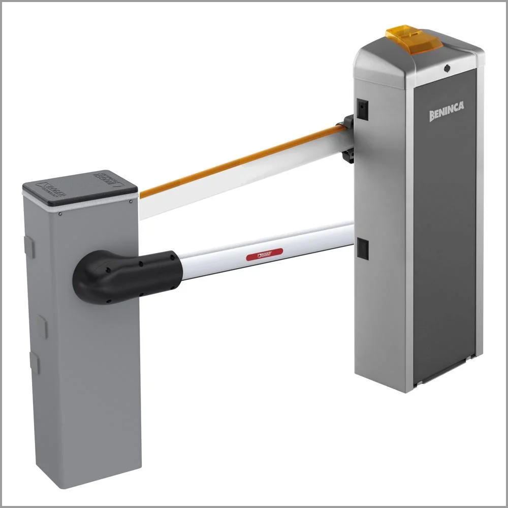 Slagbomen Slagbomen van topkwaliteit. Veilige slagbomen van Roger Technology, Nice en Beninca.