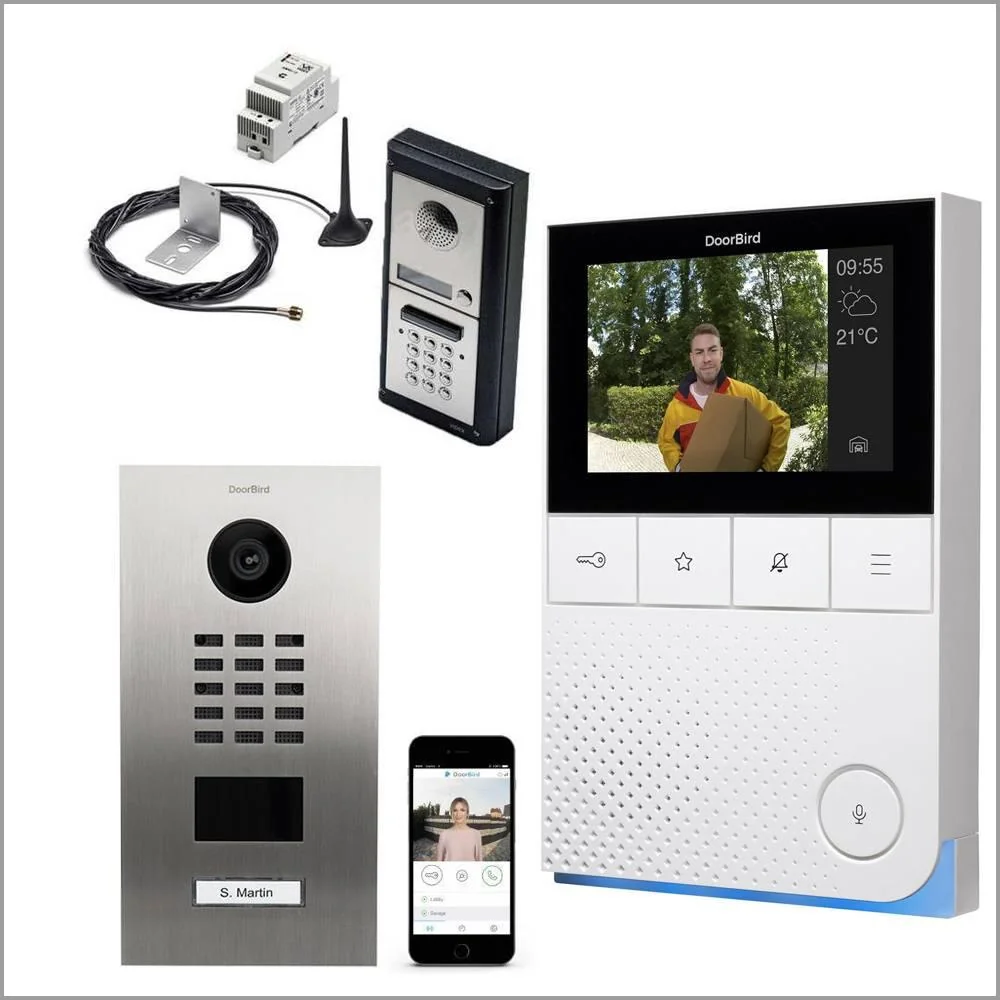 Intercom systemen en videofoon systemen Intercomsystemen en videofoonsystemen van Porttech. De beste merken voor veilige deurbel camera's en andere toegangstechniek zijn Videx en Doorbird.