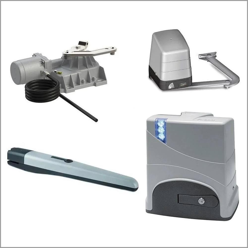 Poortopeners en hekopeners Poortopeners en hekopeners van Porttech. De beste elektrische poortopeners en automatische hekopeners zijn van de kwaliteitsmerken Roger Technology, Nice, Fadini en Beninca.