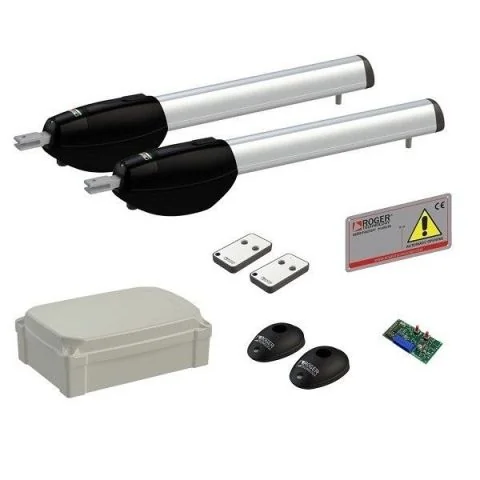 Roger kit BE20/200 High Speed lineaire hekopener, 24 volt bruschless, tot 200 kg. poortgewicht