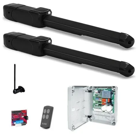 Hindi880 24s soft stop, zwart, poortopener, complete kit