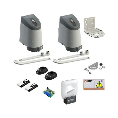 Roger kit AY/284 knikarm poortopener, 24 volt, tot 300 kg. poortgewicht