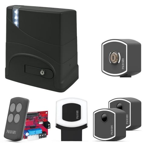 Fadini Junior 650, zwart,1200 kg. schuifpoortmotor kit