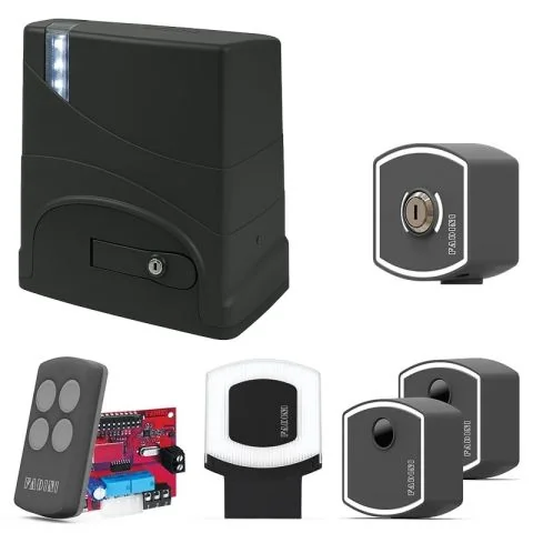 Fadini Junior 650, zwart,1200 kg. schuifpoortmotor kit