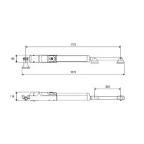 Poortopener TOM3024E, losse motor