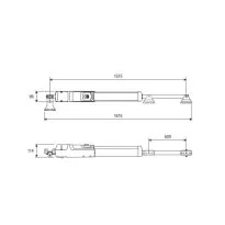 Poortopener TOM50M, losse motor