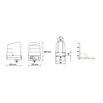 Roger BH23/284 kit knikarm poortopener, 24 volt, tot 300 kg. poortgewicht