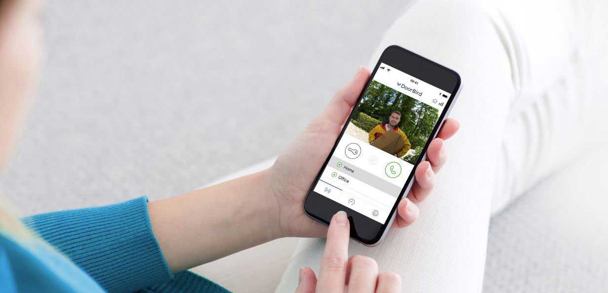 DoorBird IP video intercom, IP video deurbel.