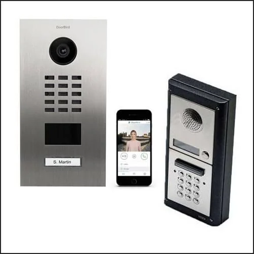 VIDEX Doorbird IP VIDEO INTERCOM EN VIDEOFOON SYSTEMEN Videx en Doorbird zijn de topmerken op het gebied van intercomsystemen en videofoonsystemen. Een uitstekende kwaliteit gecombineerd met een prachtig design. Porttech adviseert u graag welk systeem voor u het meest geschikt is en kan uw systeem ook installeren.